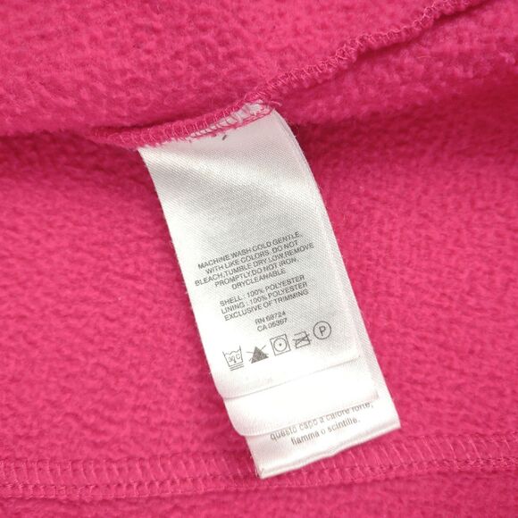 COLUMBIA Benton Springs Women's M Pink Fleece Full Zip Jacket Coat 01264 - Picture 7 of 7